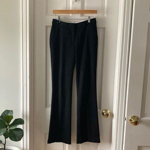H&M Soft Flare Black Adjustable Trousers / Dress Pants